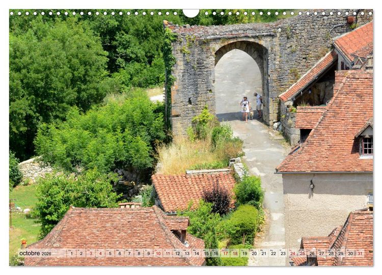Produktbild: Saint-Cirq-Lapopie Village (Calendrier mural 2026 DIN A3 vertical), CALVENDO calendrier mensuel