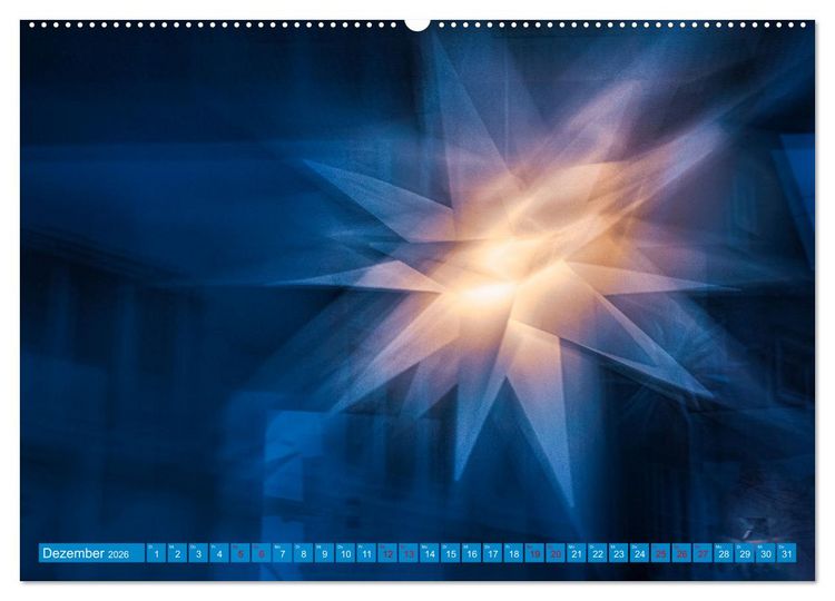 Produktbild: Die Farbe blau - Die Farbe der Weite und des Himmels (hochwertiger Premium Wandkalender 2026 DIN A2 quer), Kunstdruck in Hochglanz