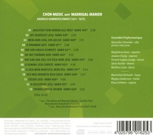 Produktbild: Chor-Music auff Madrigal-Manier