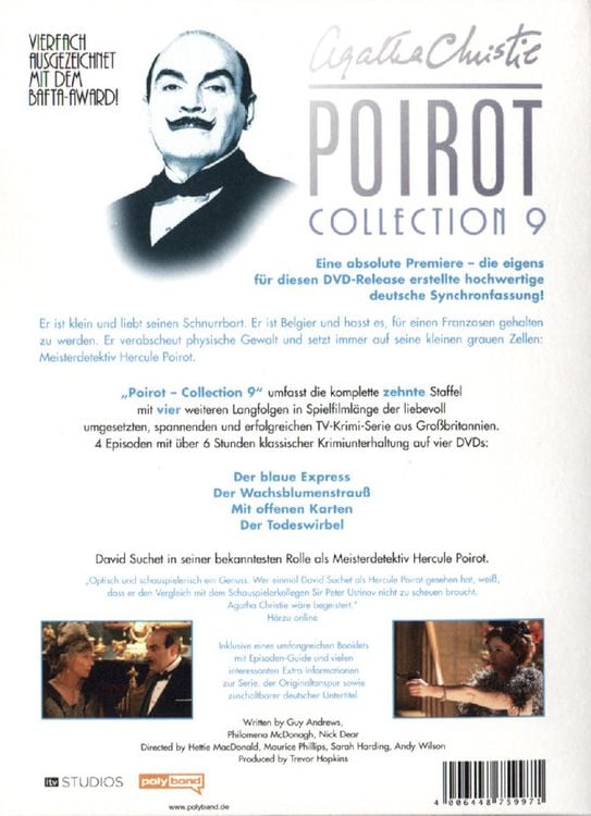 Produktbild: Agatha Christie - Poirot Collection 9 [4 DVDs]