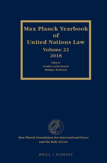 Produktbild: Max Planck Yearbook of United Nations Law, Volume 22 (2018)