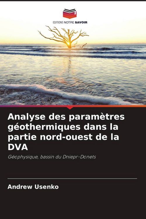 Produktbild: Analyse des param&egrave;tres g&eacute;othermiques dans la partie nord-ouest de la DVA