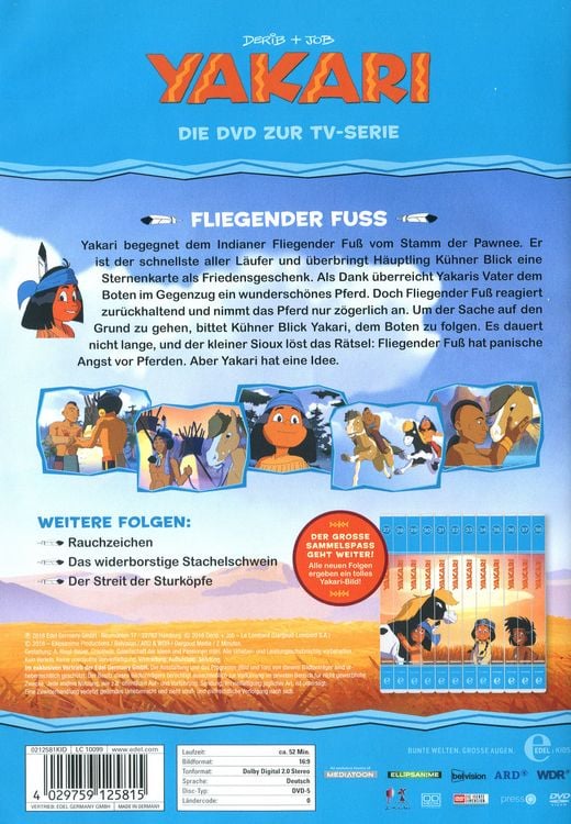 Produktbild: Yakari 34 - Fliegender Fuss - Die DVD zur TV-Serie