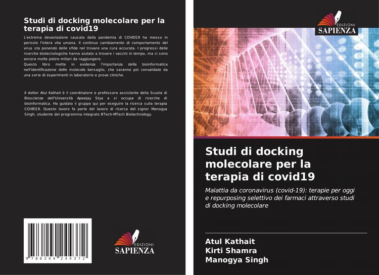 Produktbild: Studi di docking molecolare per la terapia di covid19