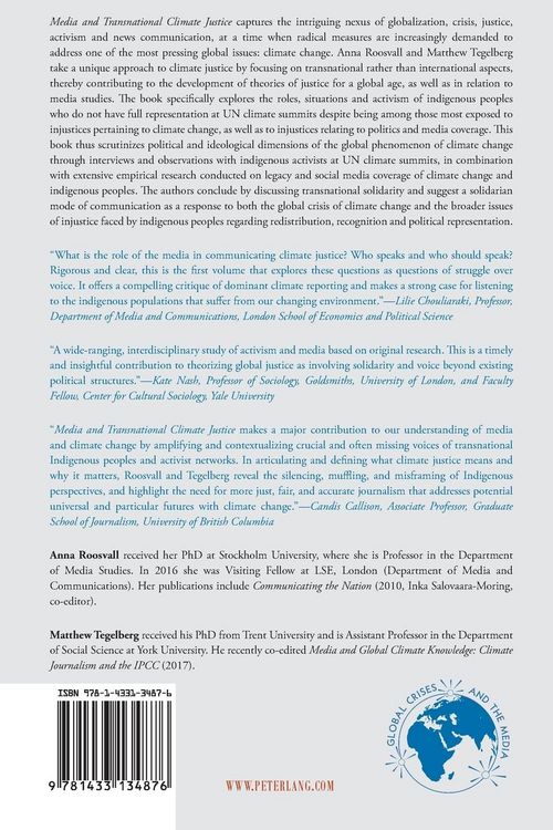 Produktbild: Media and Transnational Climate Justice