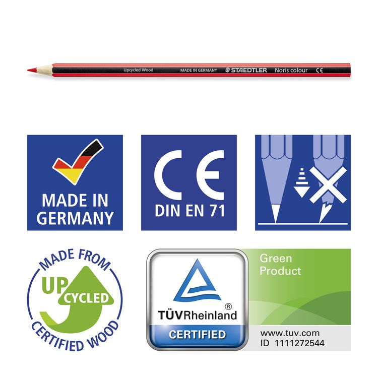 Produktbild: STAEDTLER Noris colour 185 Buntstift, 24er Set, 185 CD24