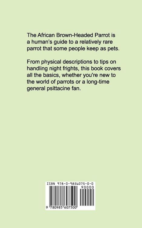 Produktbild: The African Brown-Headed Parrot
