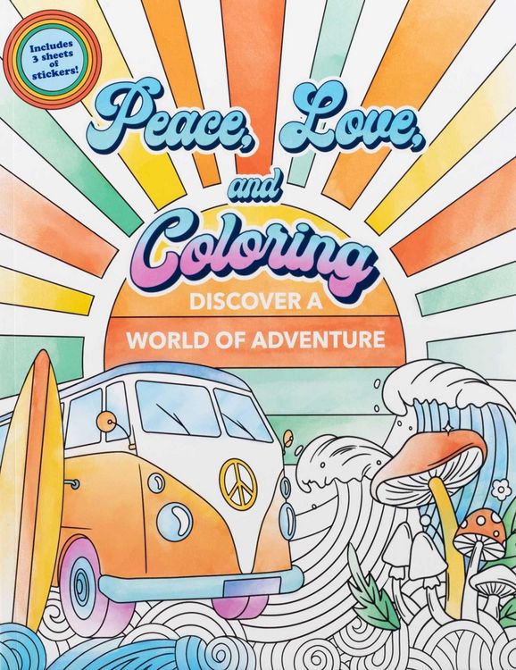 Produktbild: Peace, Love, and Coloring