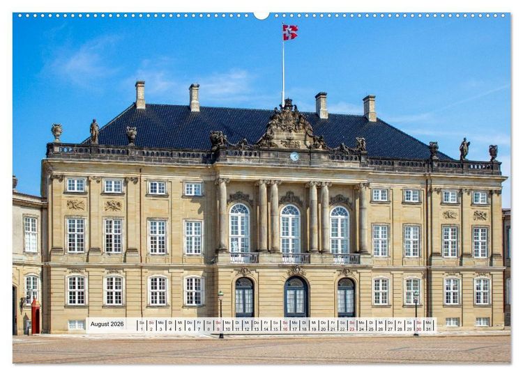 Produktbild: Kopenhagen &ndash; Wo Geschichte lebt (hochwertiger Premium Wandkalender 2026 DIN A2 quer), Kunstdruck in Hochglanz