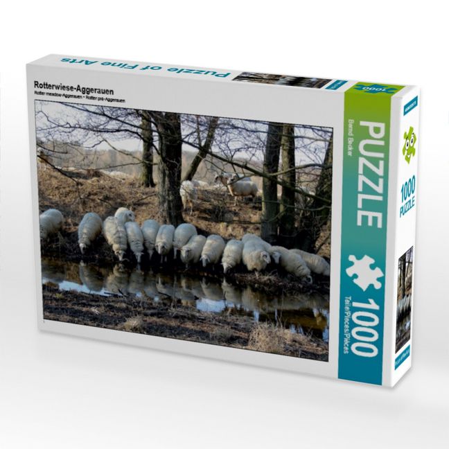 Produktbild: CALVENDO Puzzle Rotterwiese-Aggerauen | 1000 Teile Lege-Gr&ouml;&szlig;e 64x48cm Foto-Puzzle f&uuml;r gl&uuml;ckliche Stunden