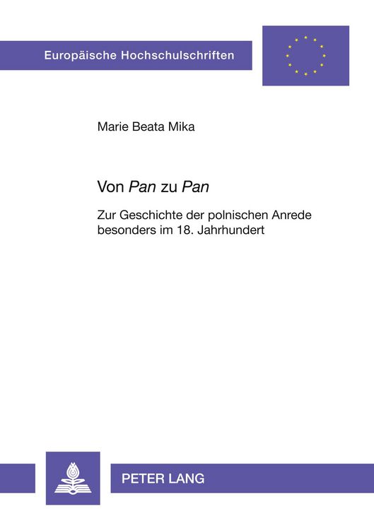 Produktbild: Von «Pan» zu «Pan»