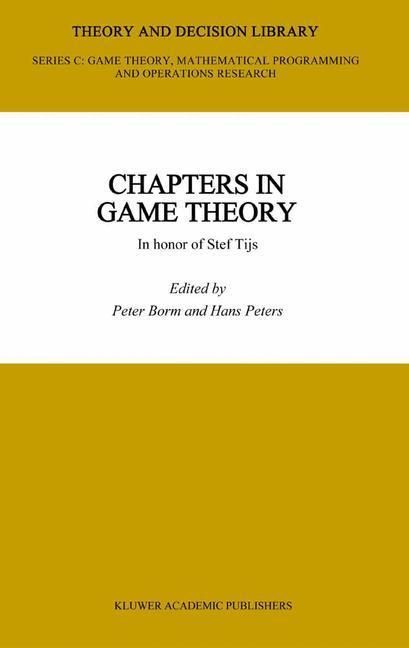 Produktbild: Chapters in Game Theory
