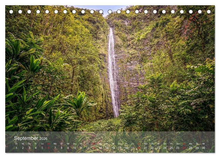 Produktbild: Hawaii - Maui Trauminsel im Pazifik (Tischkalender 2026 DIN A5 quer), CALVENDO Monatskalender