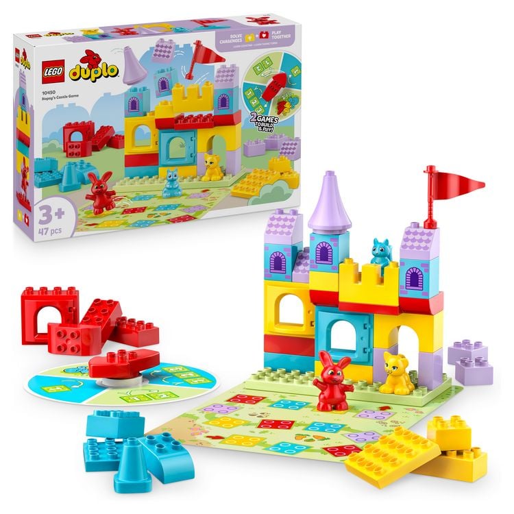 Produktbild: LEGO DUPLO 10450 Hopsys Burgspiel, Lernspielzeug f&uuml;r Kinder ab 3 Jahren