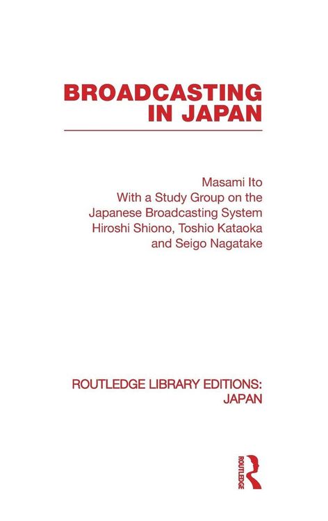 Produktbild: Broadcasting in Japan