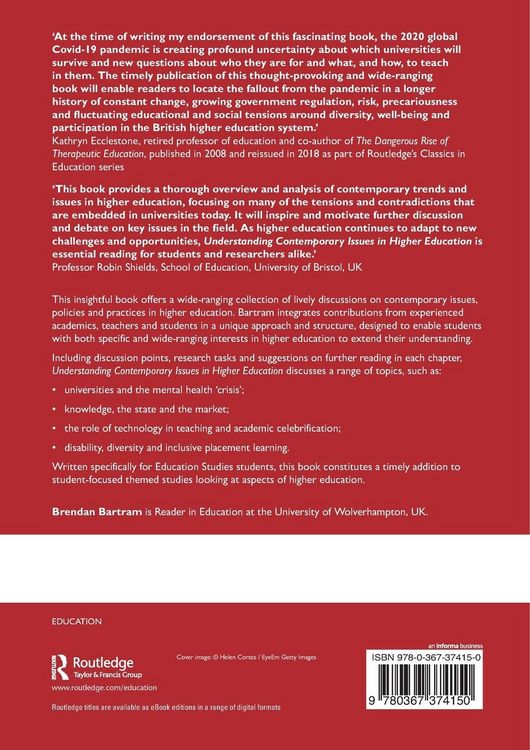 Produktbild: Understanding Contemporary Issues in Higher Education