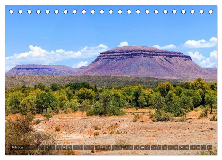 Produktbild: Namibia - Die Landschaft (Tischkalender 2026 DIN A5 quer), CALVENDO Monatskalender