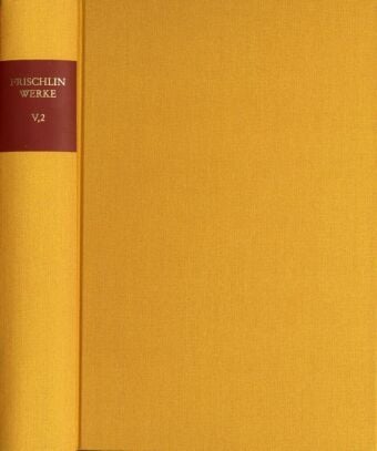 Produktbild: Nicodemus Frischlin: S&auml;mtliche Werke / Band V,2: Lyrik II (1573&ndash;1577)