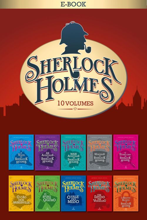 Produktbild: Box Sherlock Holmes com 10 livros