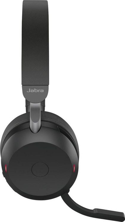 Produktbild: Jabra Evolve2 75 On Ear Headset Bluetooth&reg;, kabelgebunden Stereo Schwarz Mikrofon-Rauschunterdr&uuml;ckung Lautst&auml;rkeregelung