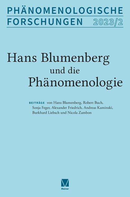 Produktbild: Hans Blumenberg und die Ph&auml;nomenologie