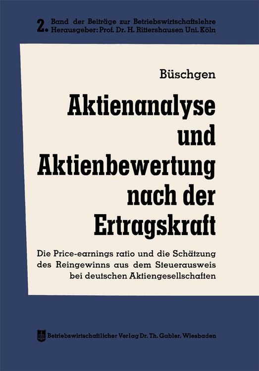 Produktbild: Aktienanalyse und Aktienbewertung nach der Ertragskraft