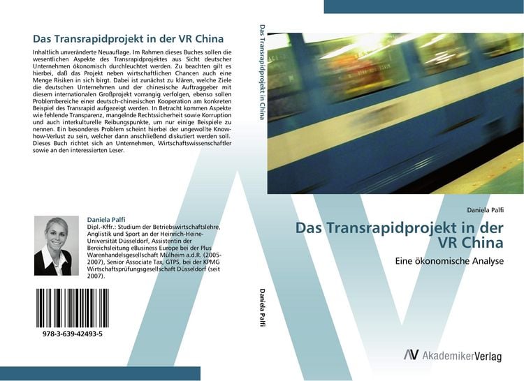 Produktbild: Das Transrapidprojekt in der VR China