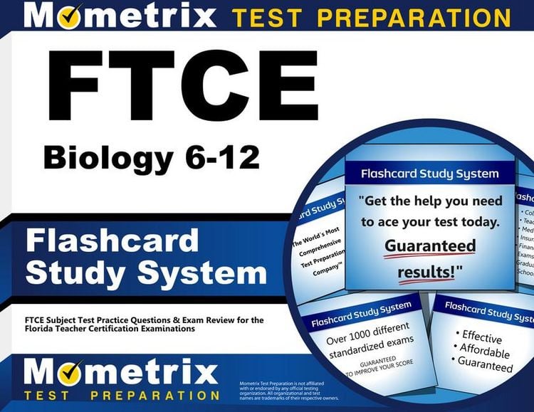Produktbild: FTCE Biology 6-12 Flashcard Study System