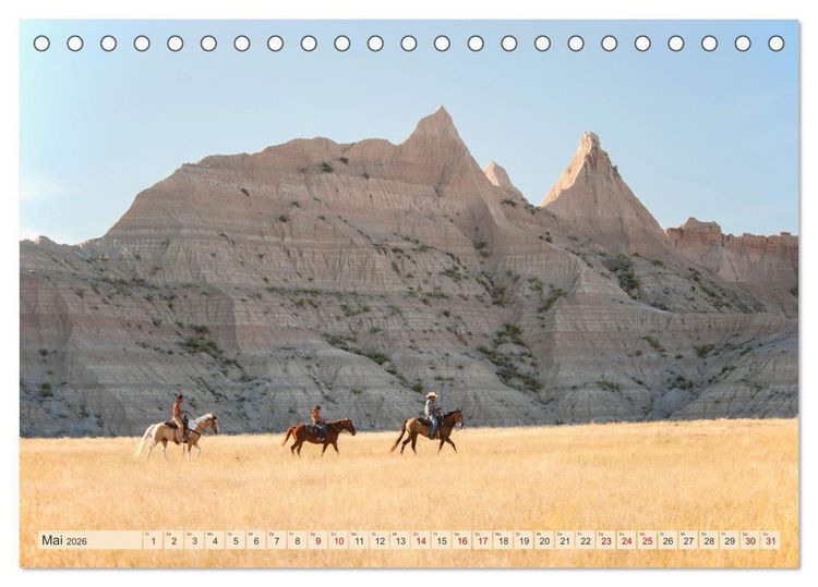 Produktbild: Sioux Im Lande von Sitting Bull (Tischkalender 2026 DIN A5 quer), CALVENDO Monatskalender