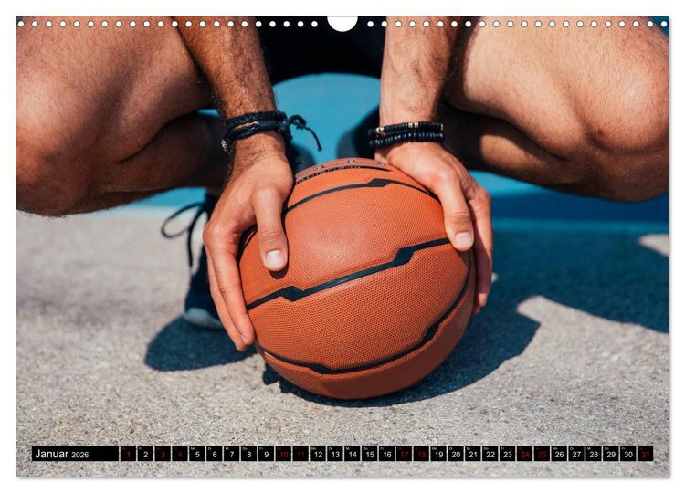 Produktbild: Trendsport Basketball (Wandkalender 2026 DIN A3 quer), CALVENDO Monatskalender
