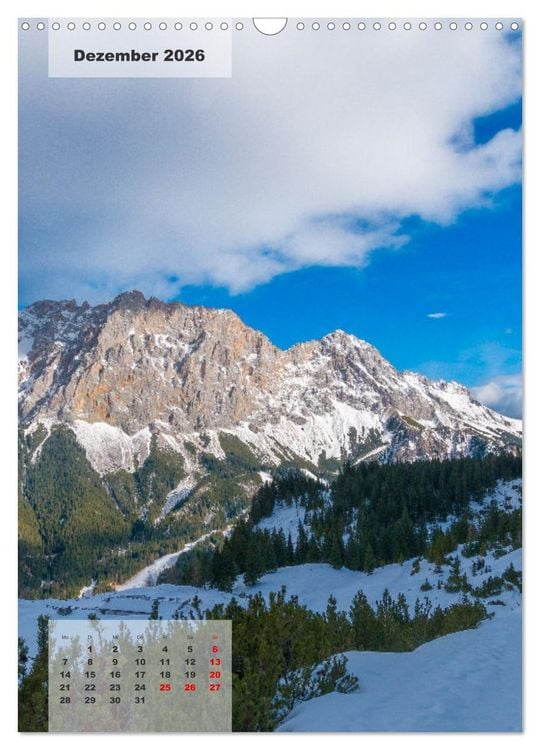 Produktbild: Alpine Jahreszeiten: Ein Jahr in den Bergen (Wandkalender 2026 DIN A3 hoch), CALVENDO Monatskalender
