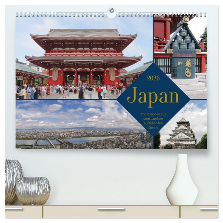 Produktbild: Japan - Impressionen aus dem Land der aufgehenden Sonne (hochwertiger Premium Wandkalender 2026 DIN A2 quer), Kunstdruck in Hochglanz