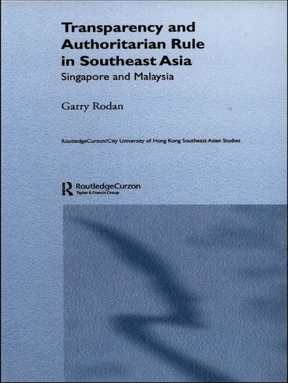 Produktbild: Transparency and Authoritarian Rule in Southeast Asia