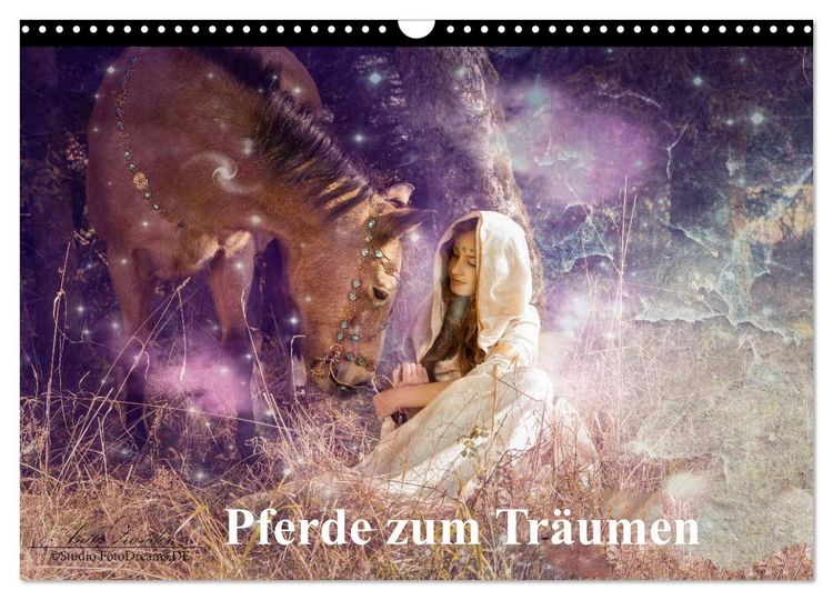 Produktbild: Pferde zum Tr&auml;umen (Wandkalender 2026 DIN A3 quer), CALVENDO Monatskalender