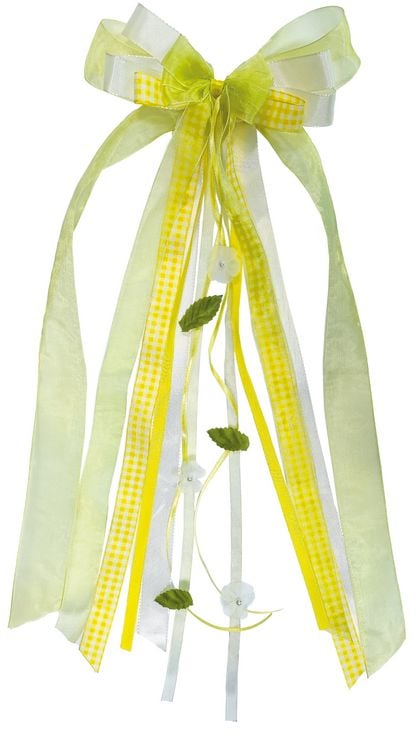 Produktbild: Nestler Schult&uuml;tenschleife creme/gelb/natur 23x50cm