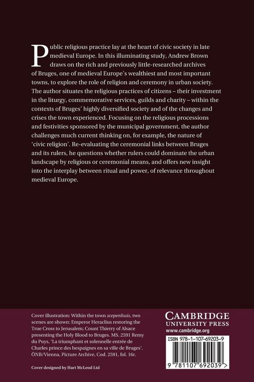 Produktbild: Civic Ceremony and Religion in Medieval Bruges C.1300 1520