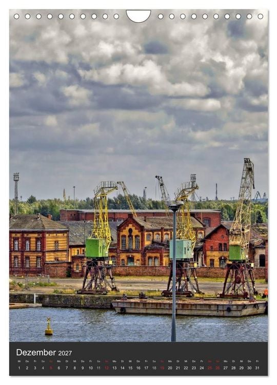 Produktbild: Stettin Szczecin (Wandkalender 2027 DIN A4 hoch), CALVENDO Monatskalender