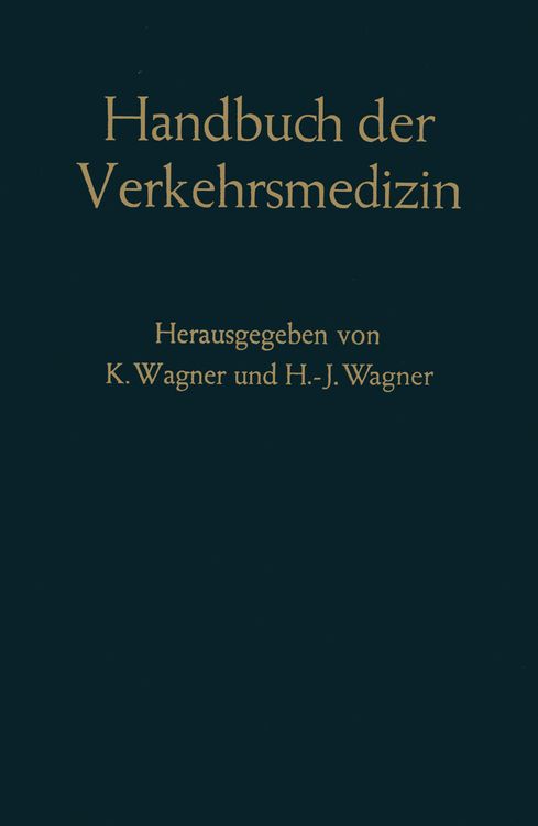 Produktbild: Handbuch der Verkehrsmedizin