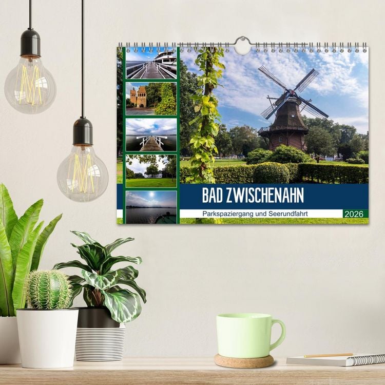 Produktbild: Bad Zwischenahn, Parkspaziergang und Seerundfahrt (Wandkalender 2026 DIN A4 quer), CALVENDO Monatskalender