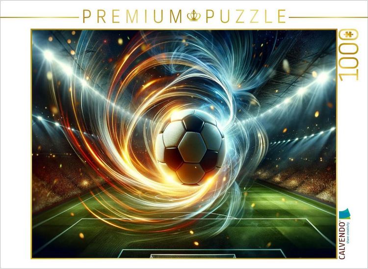 Produktbild: CALVENDO Puzzle Der Fu&szlig;ball des Schicksals | 1000 Teile Lege-Gr&ouml;&szlig;e 64x48cm Foto-Puzzle f&uuml;r gl&uuml;ckliche Stunden