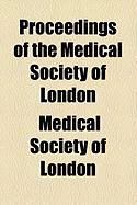 Produktbild: Proceedings of the Medical Society of London