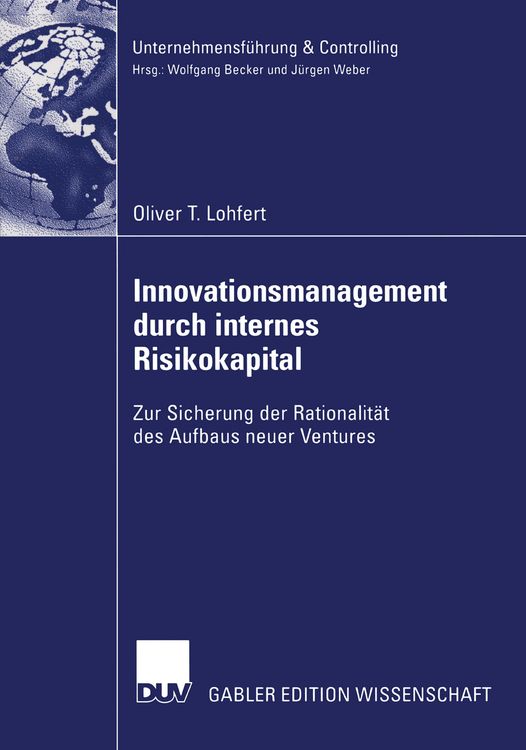 Produktbild: Innovationsmanagement durch internes Risikokapital