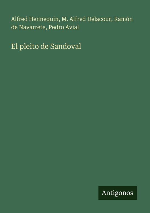 Produktbild: El pleito de Sandoval