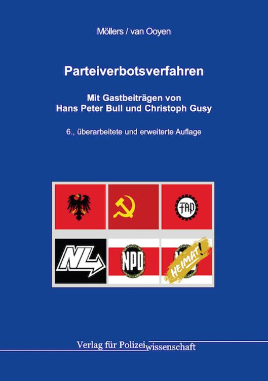 Produktbild: Parteiverbotsverfahren