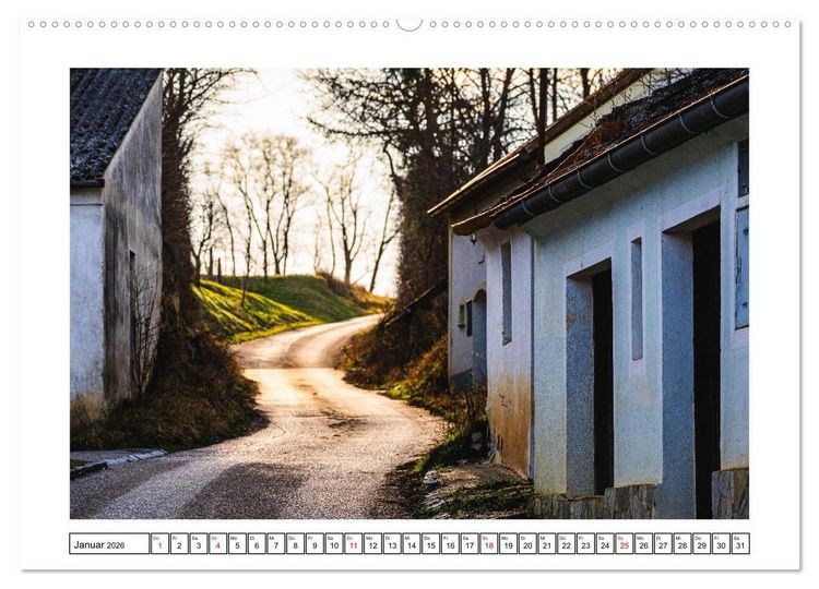 Produktbild: Das Weinviertel - Im Norden von Wien (hochwertiger Premium Wandkalender 2026 DIN A2 quer), Kunstdruck in Hochglanz