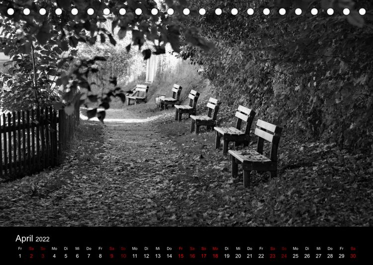 Produktbild: SchwarzWeiss gesehen (Tischkalender 2022 DIN A5 quer)