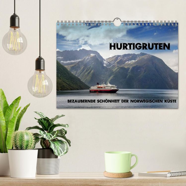 Produktbild: Hurtigruten - Bezaubernde Sch&ouml;nheit der norwegischen K&uuml;ste (Wandkalender 2027 DIN A4 quer), CALVENDO Monatskalender