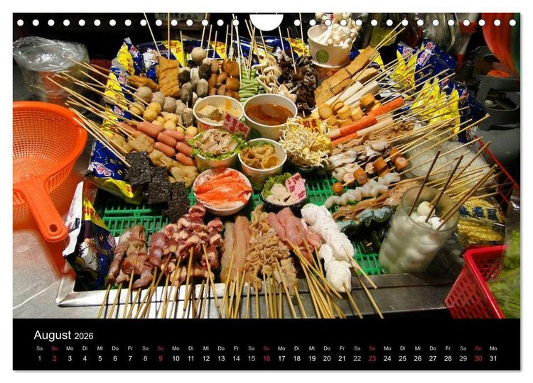 Produktbild: Taiwan kulinarisch erleben (Wandkalender 2026 DIN A4 quer), CALVENDO Monatskalender