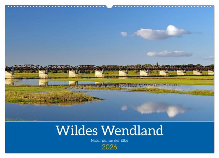 Produktbild: Wildes Wendland (Wandkalender 2026 DIN A2 quer), CALVENDO Monatskalender