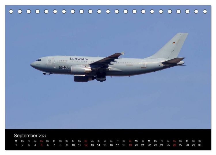 Produktbild: Milit&auml;r - Flugzeuge (Tischkalender 2027 DIN A5 quer), CALVENDO Monatskalender